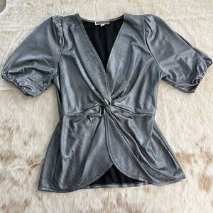 ❄️Pleione Silver Short‎ Sleeve Blouse